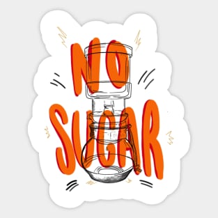 No Sugar Sticker